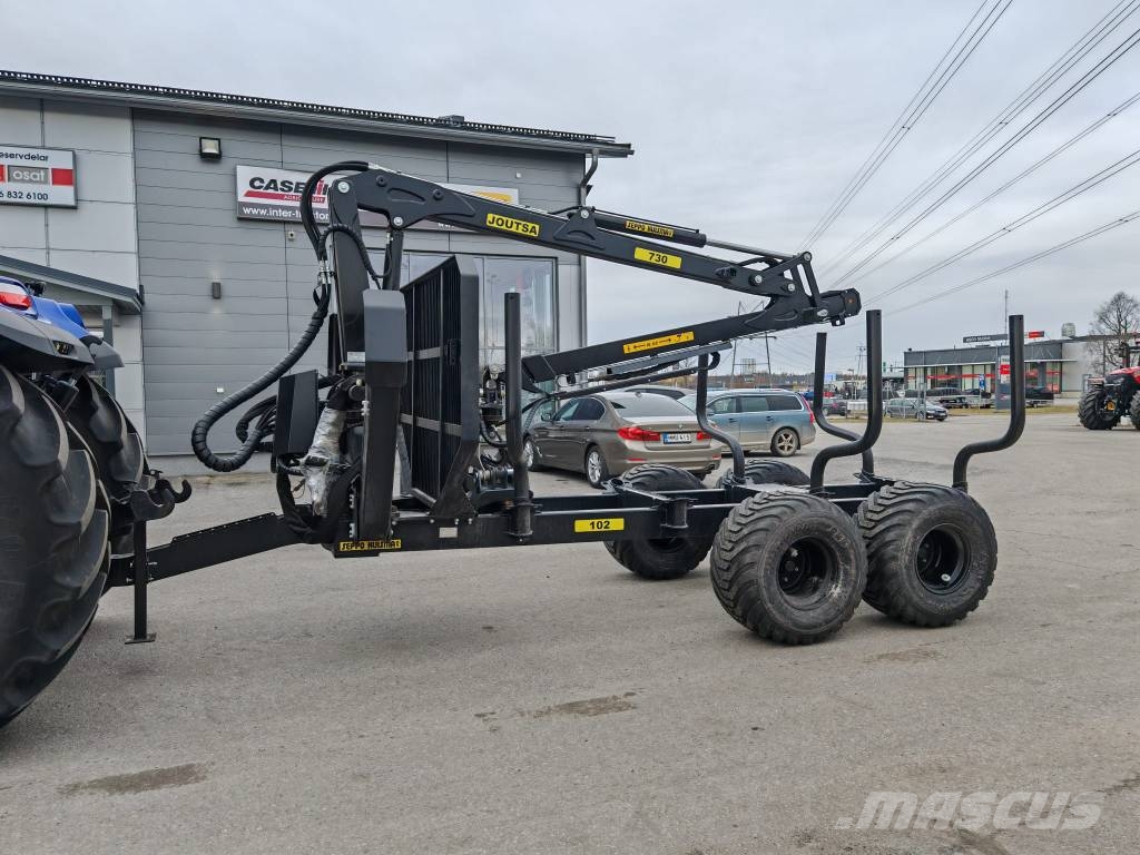 Joutsa 102 + 730 hydr.esiohj. MYYTY Forest trailers