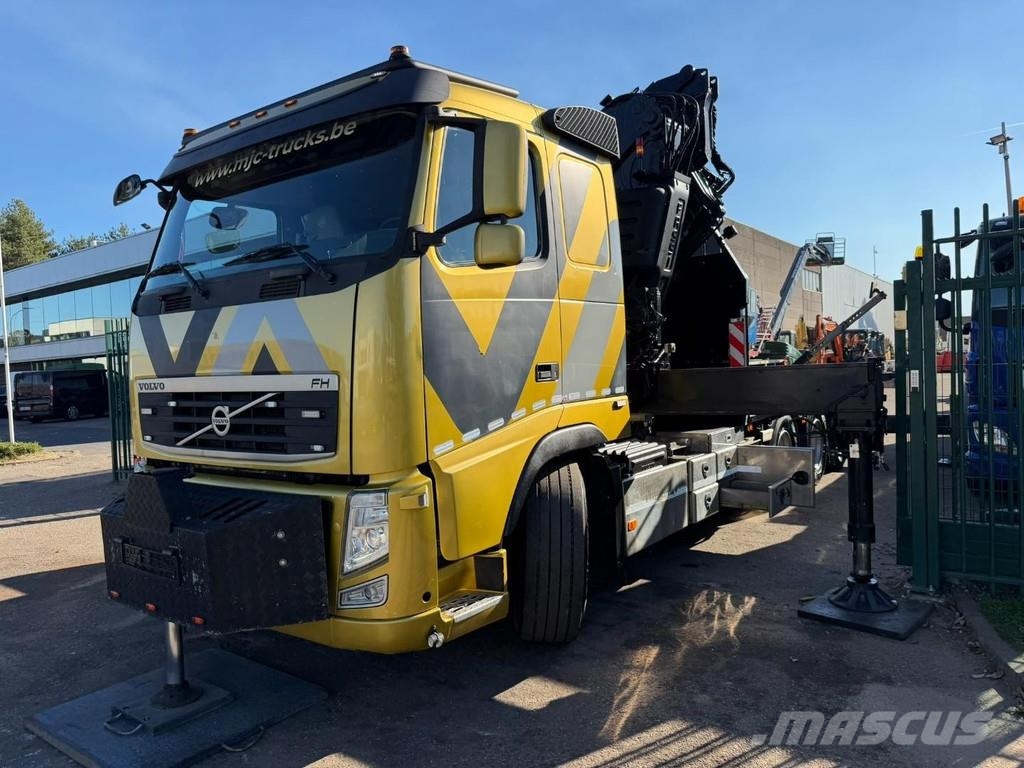 Volvo FH 420 8x4 PRITSCHE + 30m! KRAN FASSI F660 (6x) + Platformas/izkraušana no sāniem