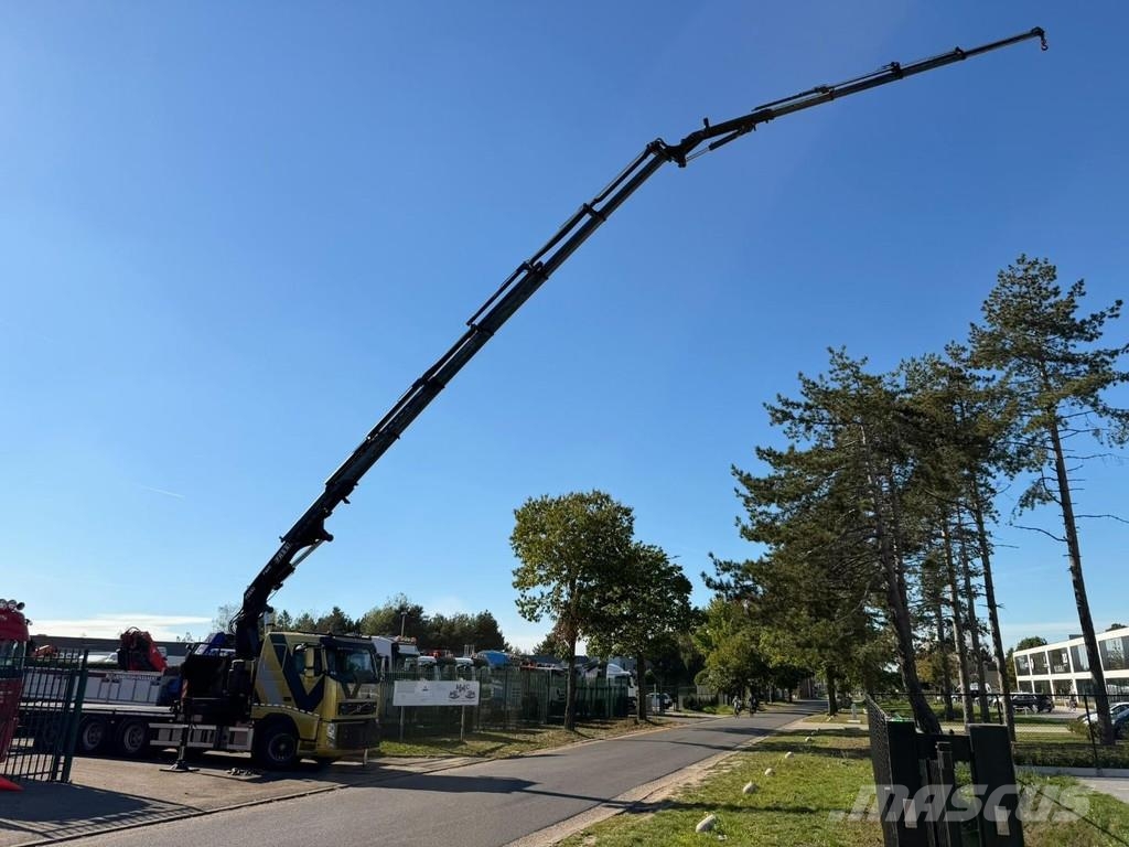 Volvo FH 420 8x4 PRITSCHE + 30m! KRAN FASSI F660 (6x) + Platformas/izkraušana no sāniem