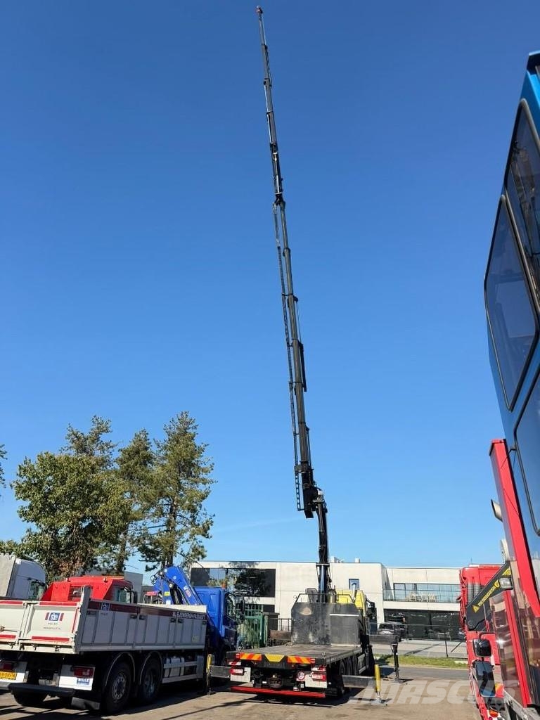 Volvo FH 420 8x4 PRITSCHE + 30m! KRAN FASSI F660 (6x) + Platformas/izkraušana no sāniem