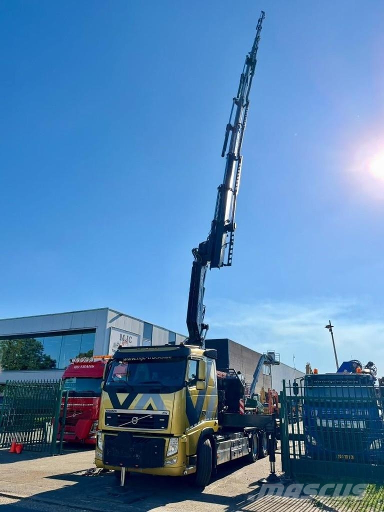 Volvo FH 420 8x4 PRITSCHE + 30m! KRAN FASSI F660 (6x) + Platformas/izkraušana no sāniem