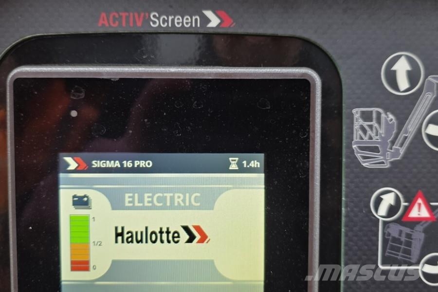 Haulotte SIGMA 16PRO Valid Inspection, Electric, 15.7m Work Zglobne podizne platforme
