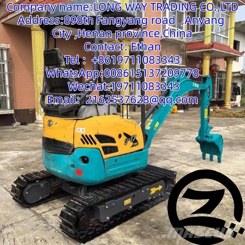 Kubota U17 Roomikekskavaatorid