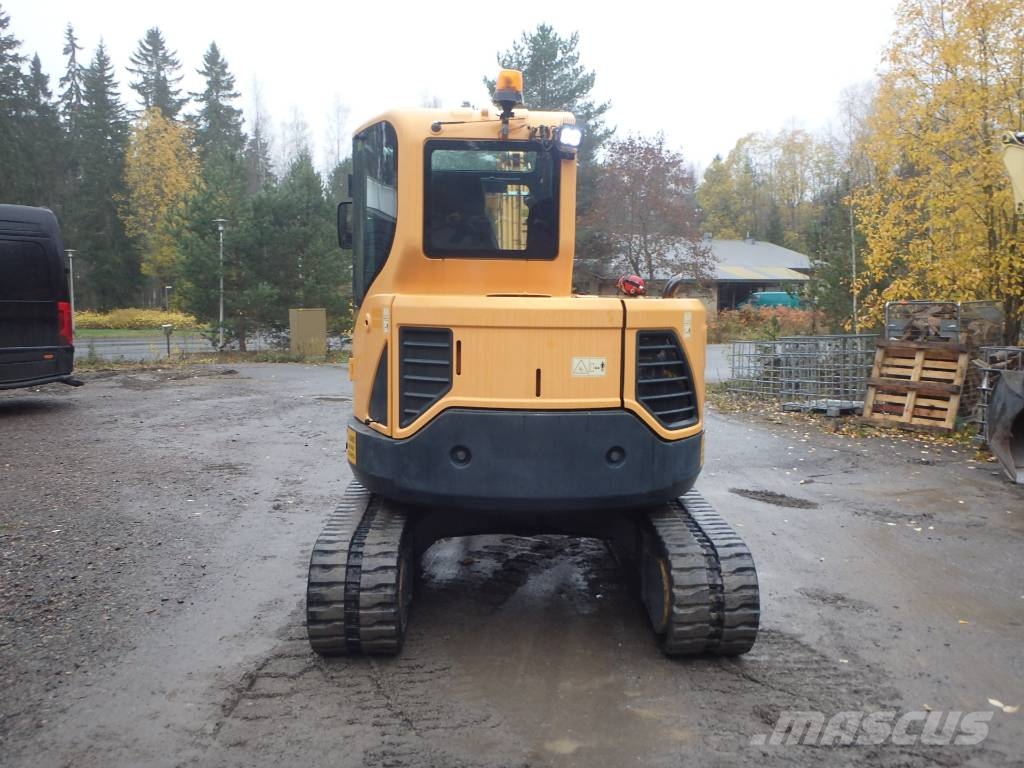 Hyundai Robex 60 CR-9 A pyörittäjä, 3 kauhaa ja koura Minigraafmachines < 7t