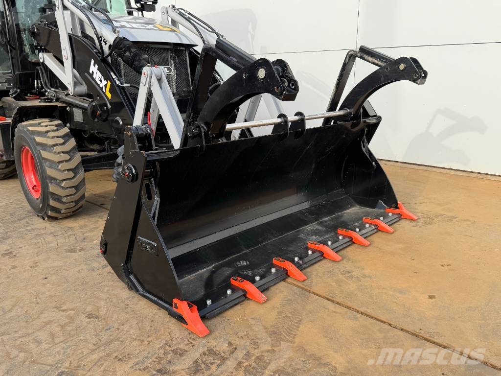 HexL 420x 4WD - UNUSED! Telescopic - 6/1 Bucket + Backhoe loaders