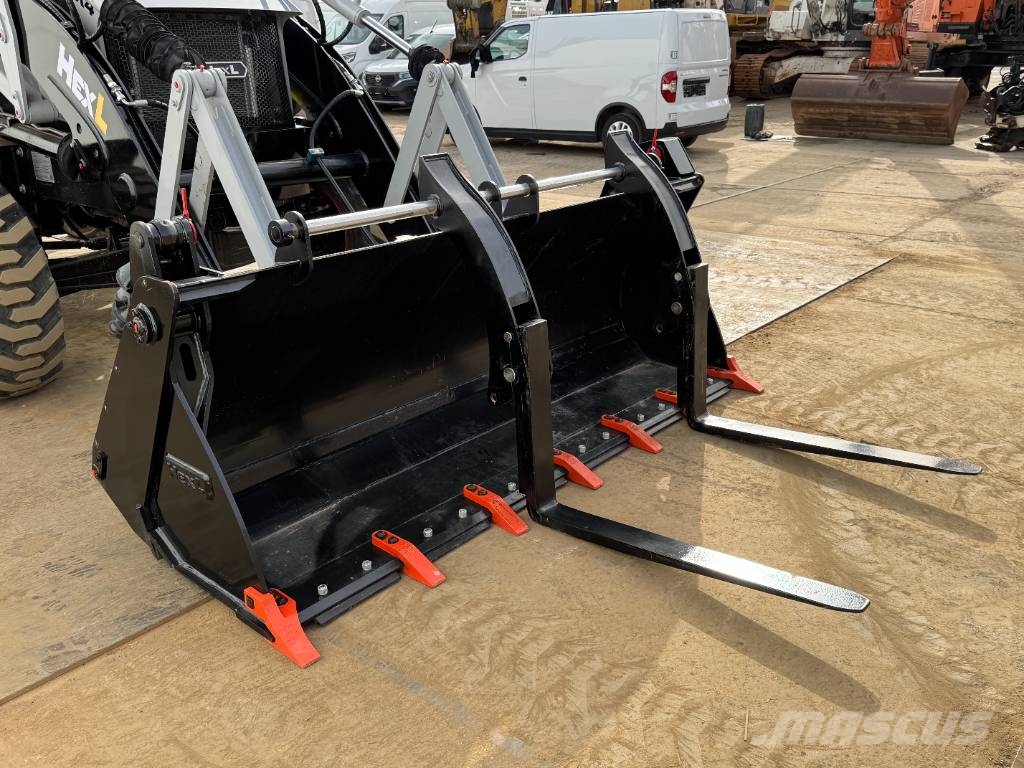 HexL 420x 4WD - UNUSED! Telescopic - 6/1 Bucket + Backhoe loaders