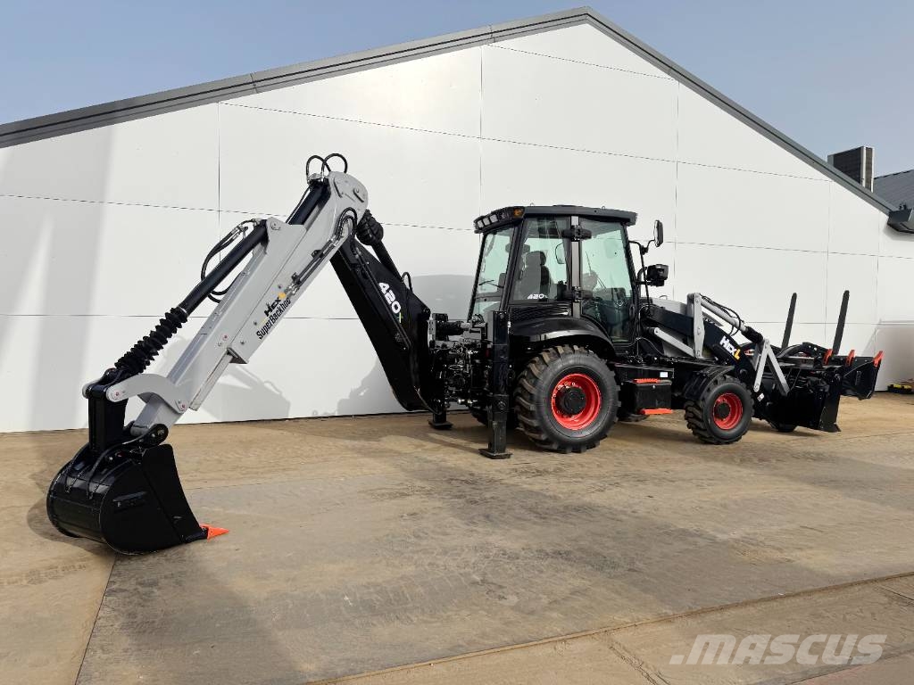 HexL 420x 4WD - UNUSED! Telescopic - 6/1 Bucket + Backhoe loaders