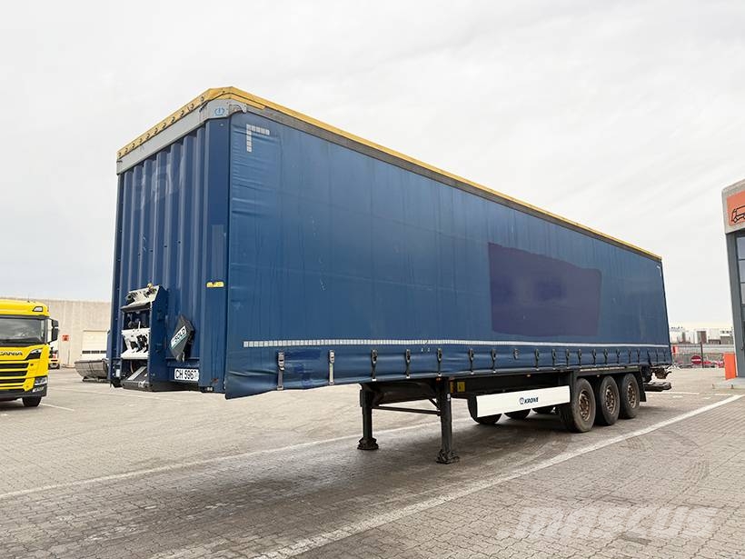 Krone 3 axle Curtainsider / Planenauflieger Tentinės puspriekabės