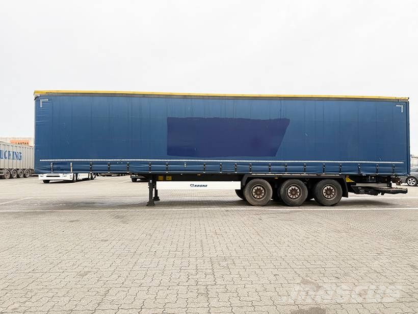 Krone 3 axle Curtainsider / Planenauflieger Tentinės puspriekabės