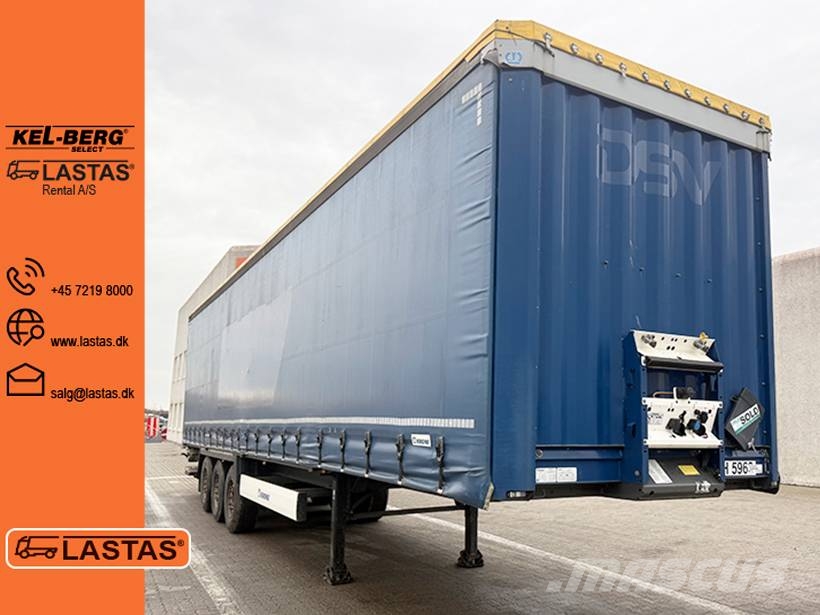 Krone 3 axle Curtainsider / Planenauflieger Tentinės puspriekabės