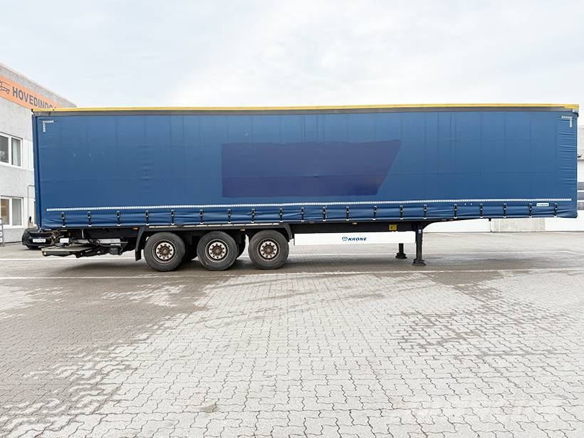 Krone 3 axle Curtainsider / Planenauflieger Tentinės puspriekabės