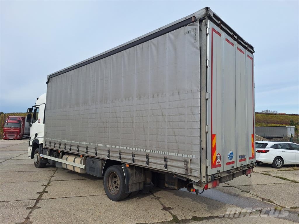 Renault T 380 + PANAV TV010M شاحنات مسطحة/مفصلية الجوانب