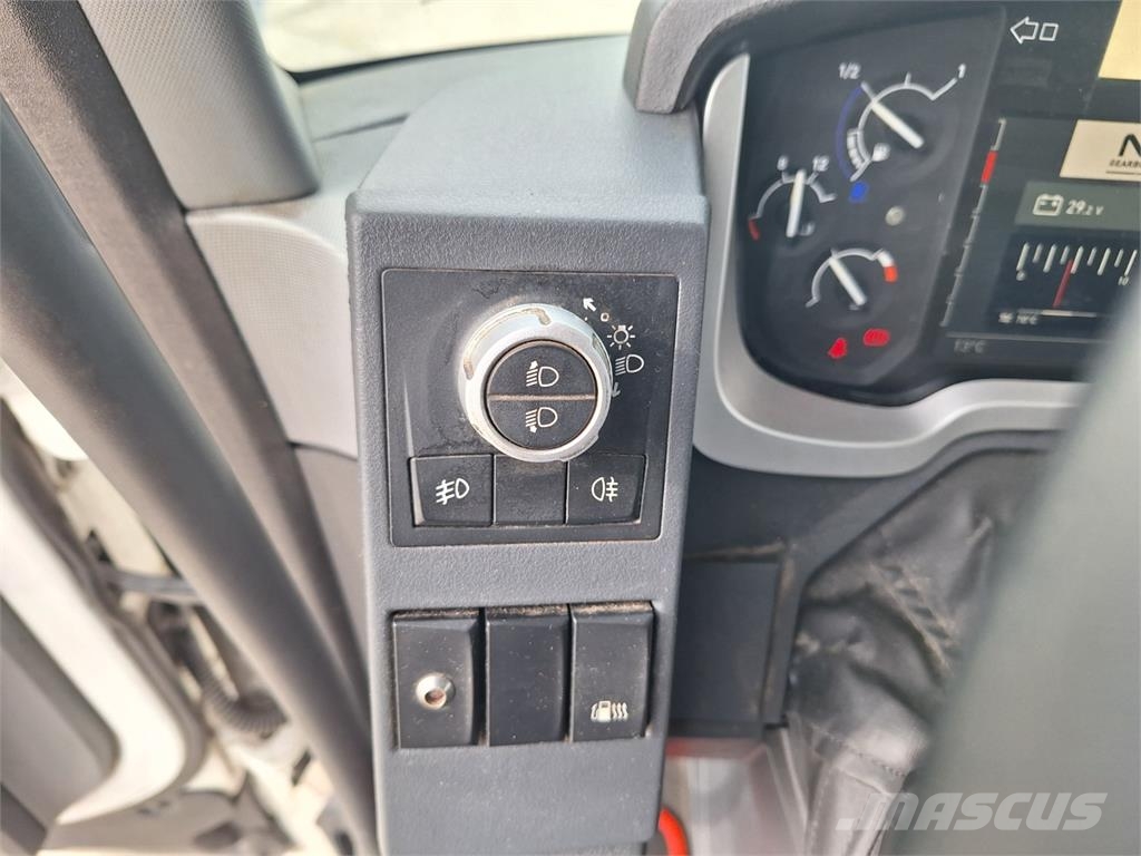 Renault T 380 + PANAV TV010M شاحنات مسطحة/مفصلية الجوانب