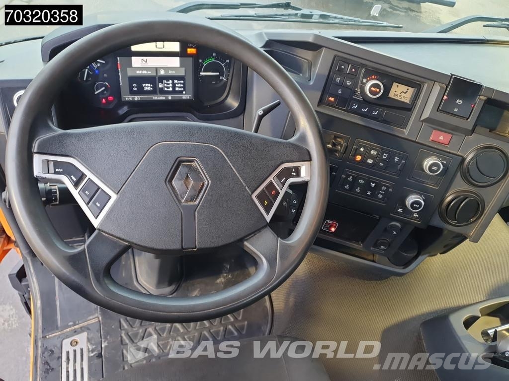 Renault K 480 8X4 16m3 tipper Steel suspension Big-Axle Op Самосвал