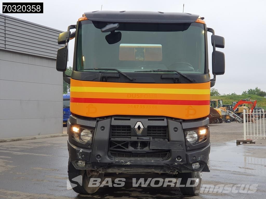Renault K 480 8X4 16m3 tipper Steel suspension Big-Axle Op Самосвал