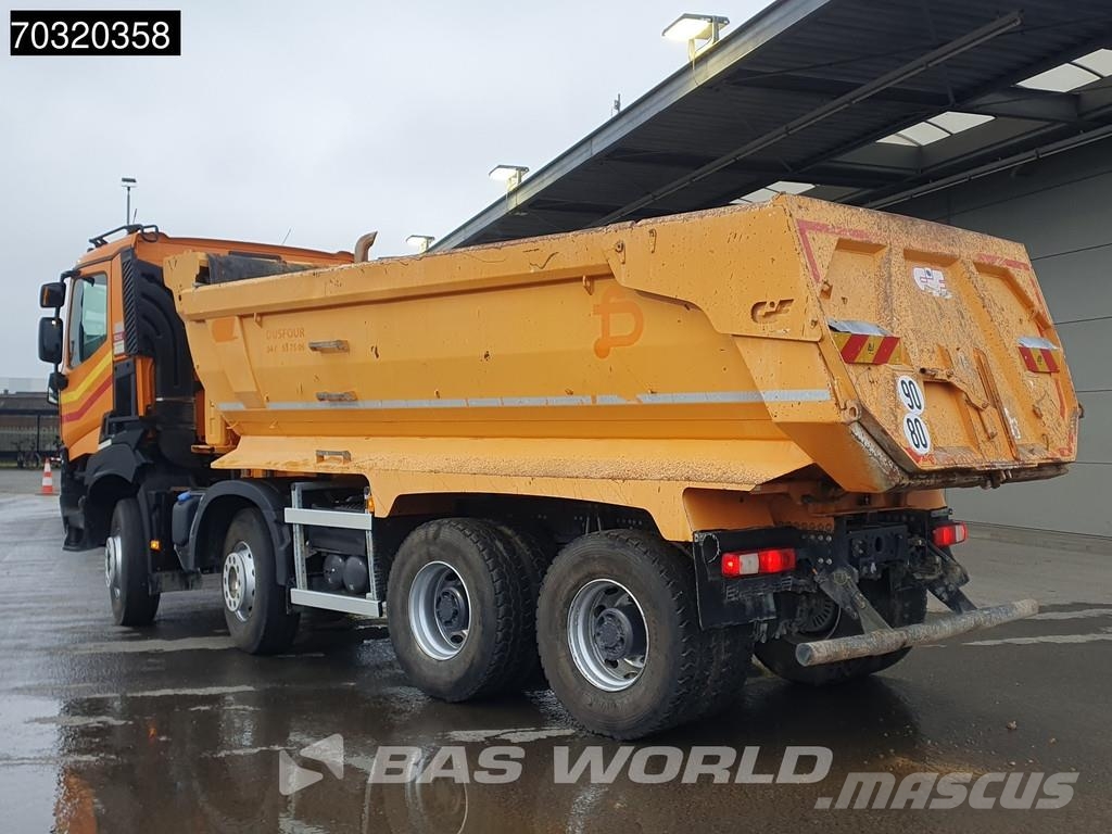 Renault K 480 8X4 16m3 tipper Steel suspension Big-Axle Op Самосвал