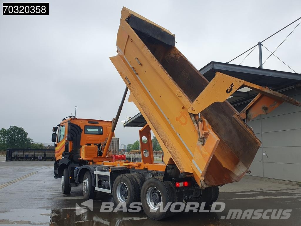 Renault K 480 8X4 16m3 tipper Steel suspension Big-Axle Op Самосвал