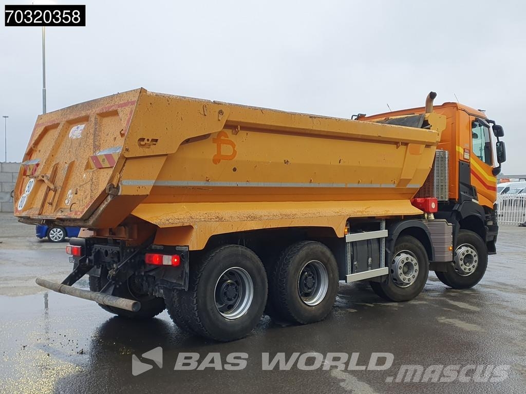 Renault K 480 8X4 16m3 tipper Steel suspension Big-Axle Op Самосвал