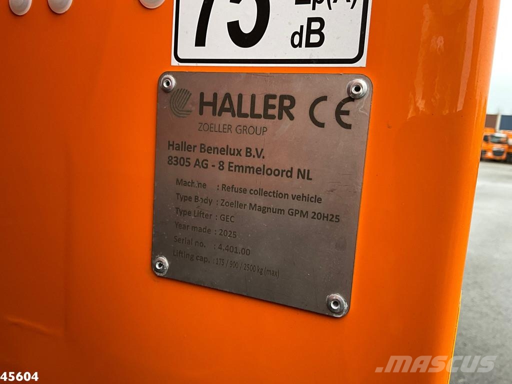 DAF FAG XD 340 Euro 6 Geesink 20m³ Welvaarts weighing Waste trucks