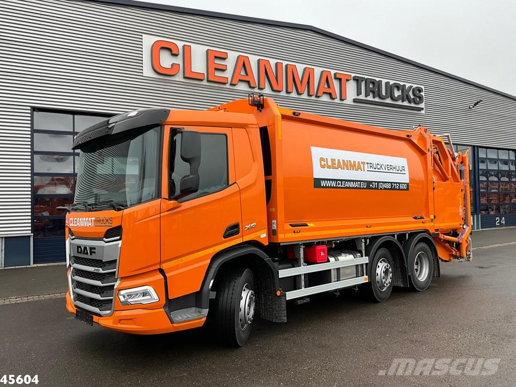 DAF FAG XD 340 Euro 6 Geesink 20m³ Welvaarts weighing Waste trucks
