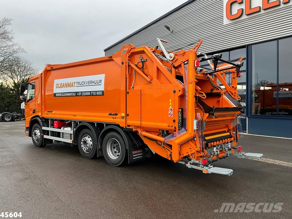 DAF FAG XD 340 Euro 6 Geesink 20m³ Welvaarts weighing Waste trucks