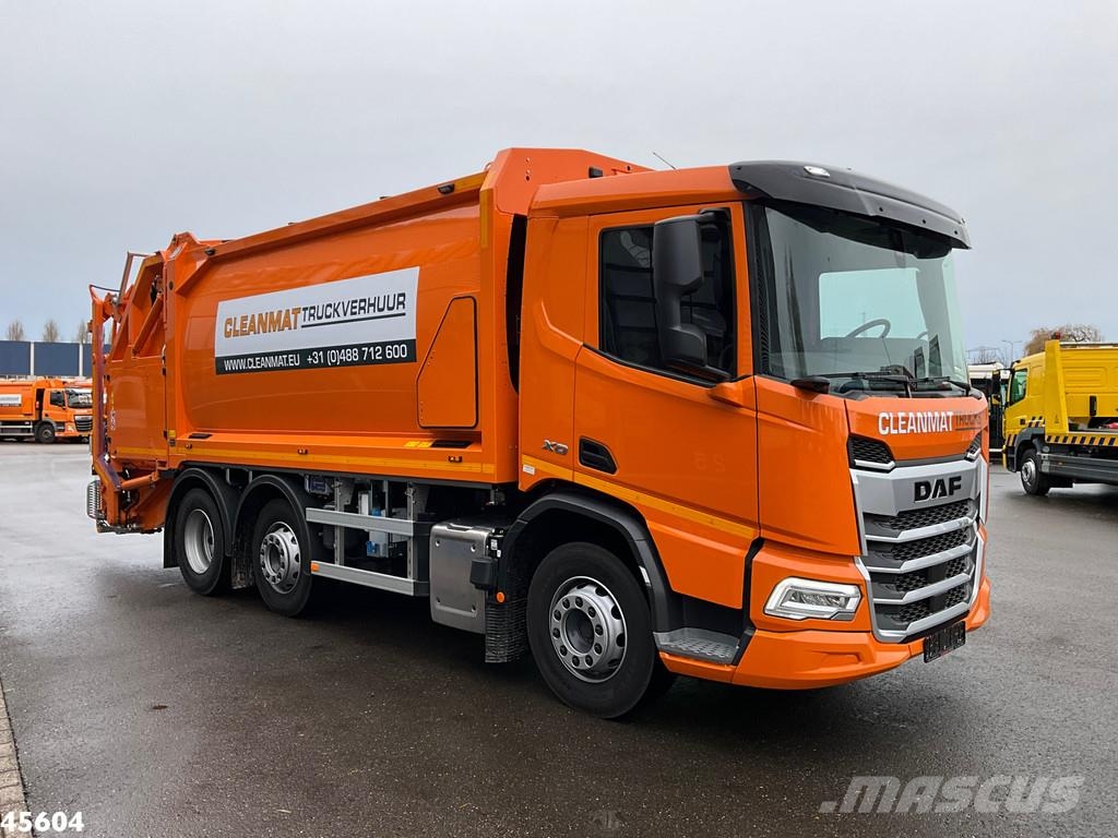 DAF FAG XD 340 Euro 6 Geesink 20m³ Welvaarts weighing Waste trucks