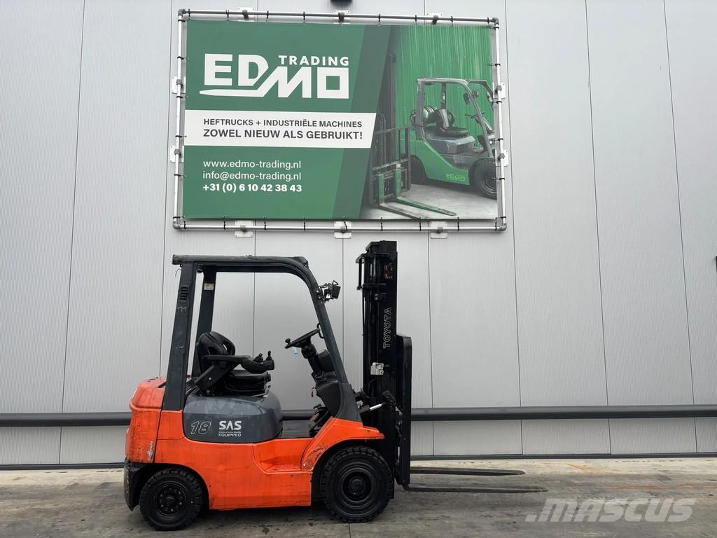Toyota 1.8 Heftruck Diesel Electric forklifts