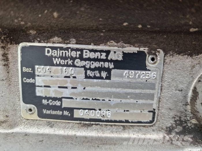 Mercedes-Benz G04 160 Otros componentes