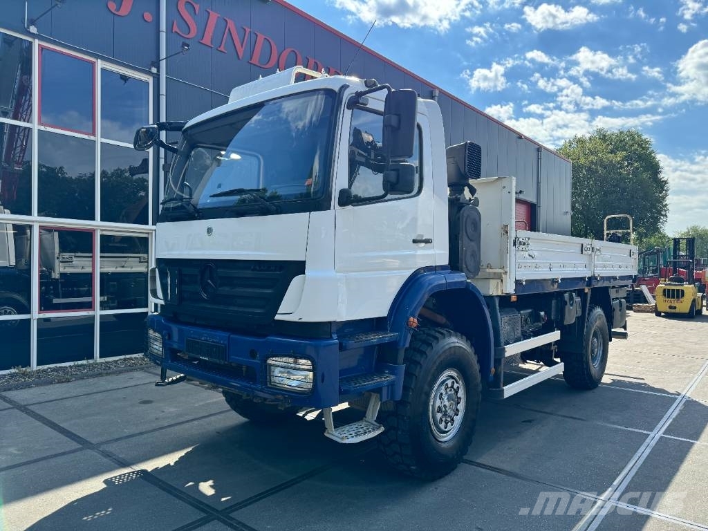 Mercedes-Benz 1829 A 4x4 Axor - R Flatbed / Dropside trucks