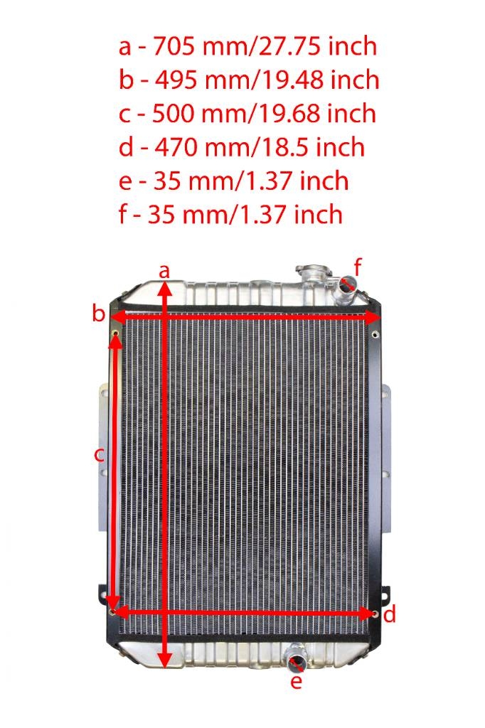 Hyundai Water Radiator R55 R55W 11M8-43110 Radiatoriai