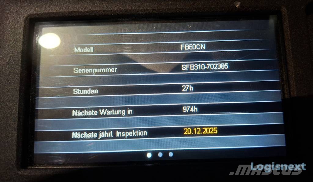 Mitsubishi FB 50 CN Электропогрузчики