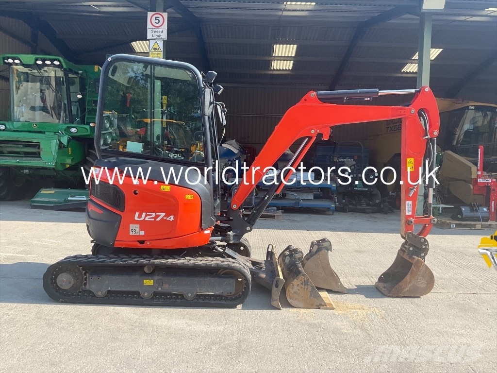Kubota U 27-4 Minigraafmachines < 7t