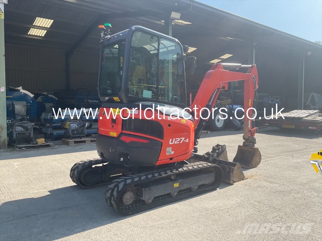 Kubota U 27-4 Minigraafmachines < 7t