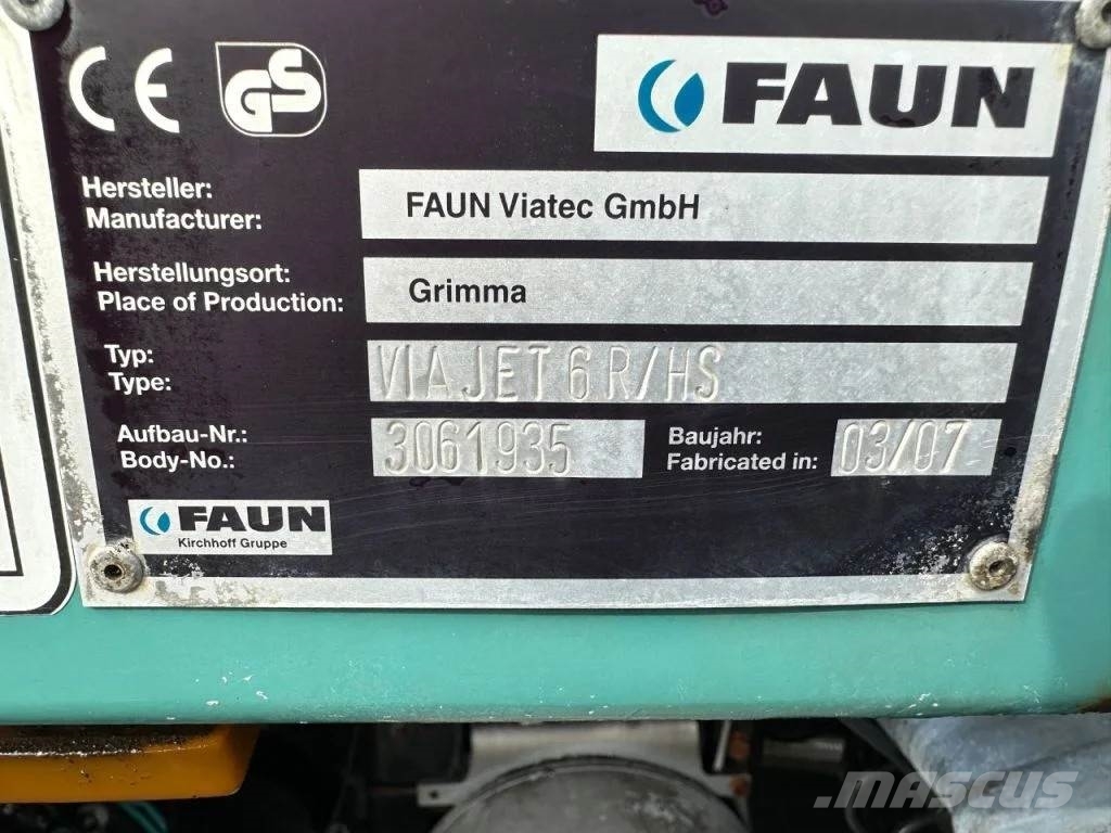 MAN TGM 18.240 4X2 + FAUN VIAJET 6R/HS SWEEPING TRUCK/ Kamioni za čišćenje ulica