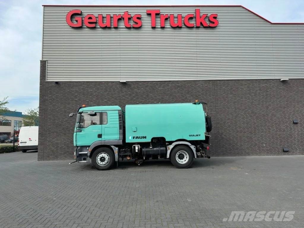 MAN TGM 18.240 4X2 + FAUN VIAJET 6R/HS SWEEPING TRUCK/ Kamioni za čišćenje ulica