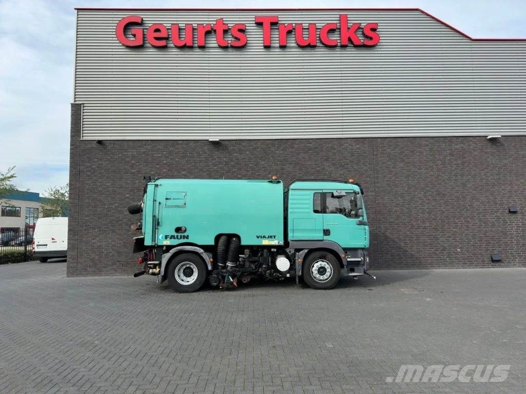 MAN TGM 18.240 4X2 + FAUN VIAJET 6R/HS SWEEPING TRUCK/ Kamioni za čišćenje ulica