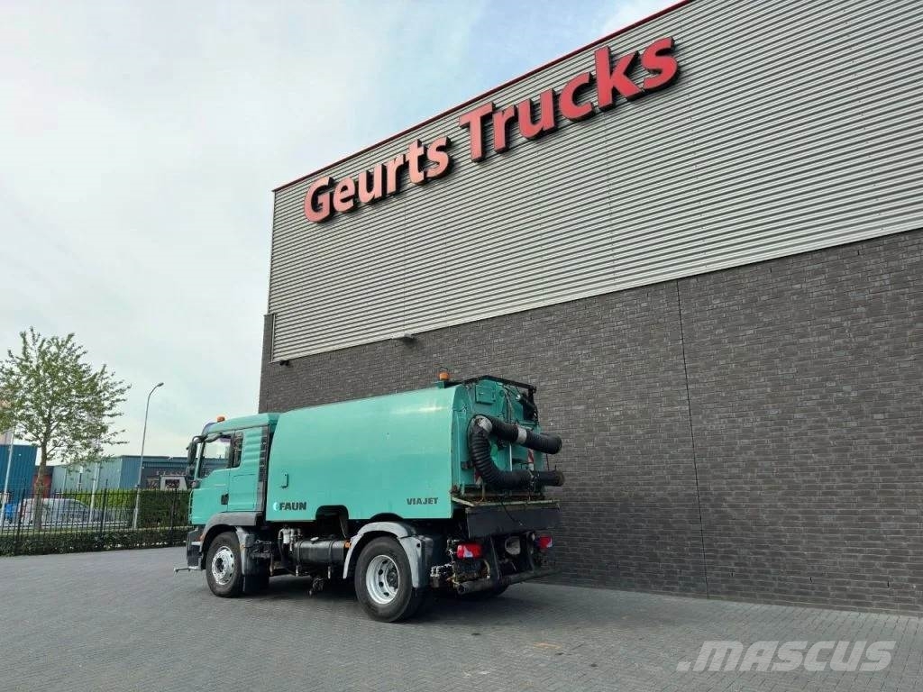 MAN TGM 18.240 4X2 + FAUN VIAJET 6R/HS SWEEPING TRUCK/ Kamioni za čišćenje ulica