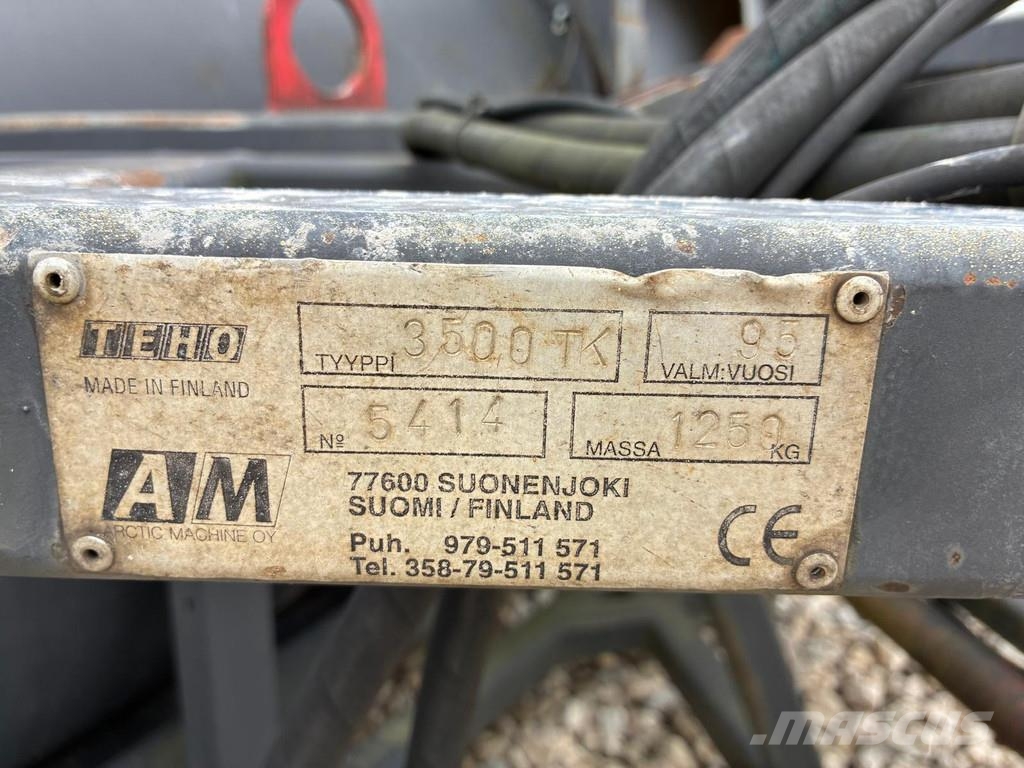 AM Teho 3500 TK SNOW PLOW 4600 MM Tråkkemaskiner