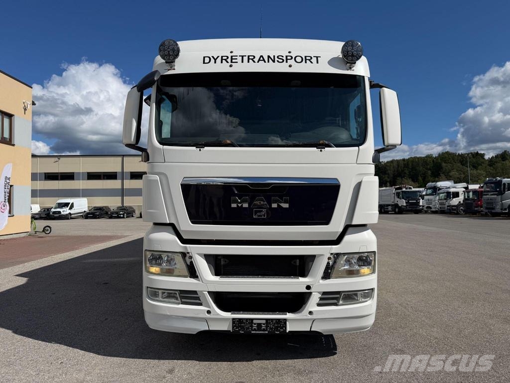 MAN TGX 26.480 6X2*4 EURO4 + RETARDER + DOUBLE FLOOR B Camiones para transporte de animales