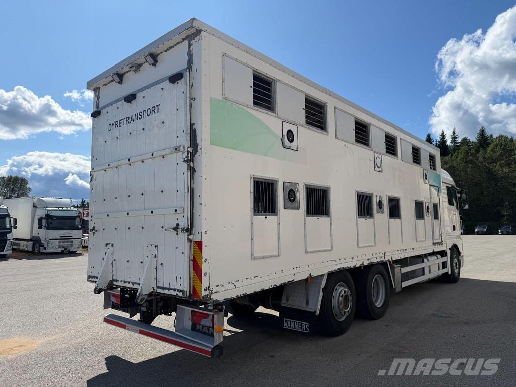 MAN TGX 26.480 6X2*4 EURO4 + RETARDER + DOUBLE FLOOR B Camiones para transporte de animales