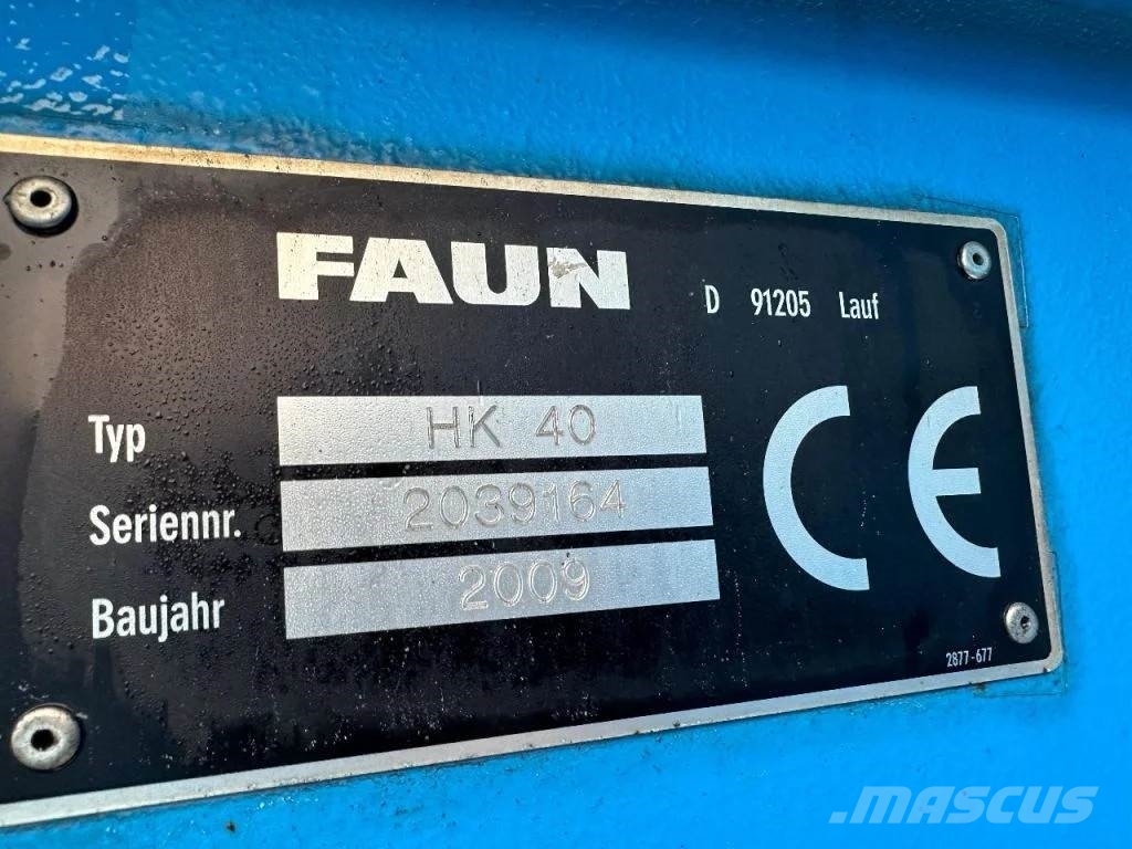 Scania P420 8X4 + FAUN HK 40 + JIB KRAAN/KRAN/CRANE/GRUA Camiones grúa