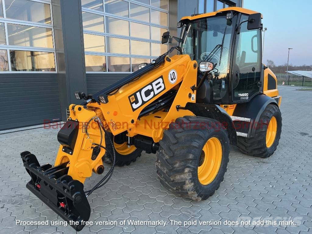 JCB TM220 40km/h NEU 텔레스코픽 휠 로더