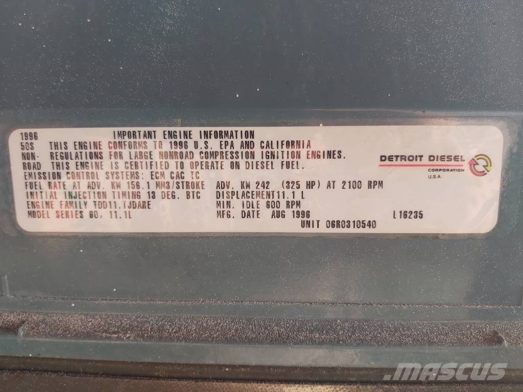 Detroit ,MB  ,MTU Series 60 发动机