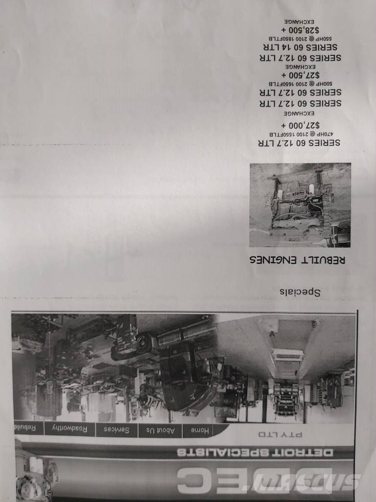 Detroit ,MB  ,MTU Series 60 发动机