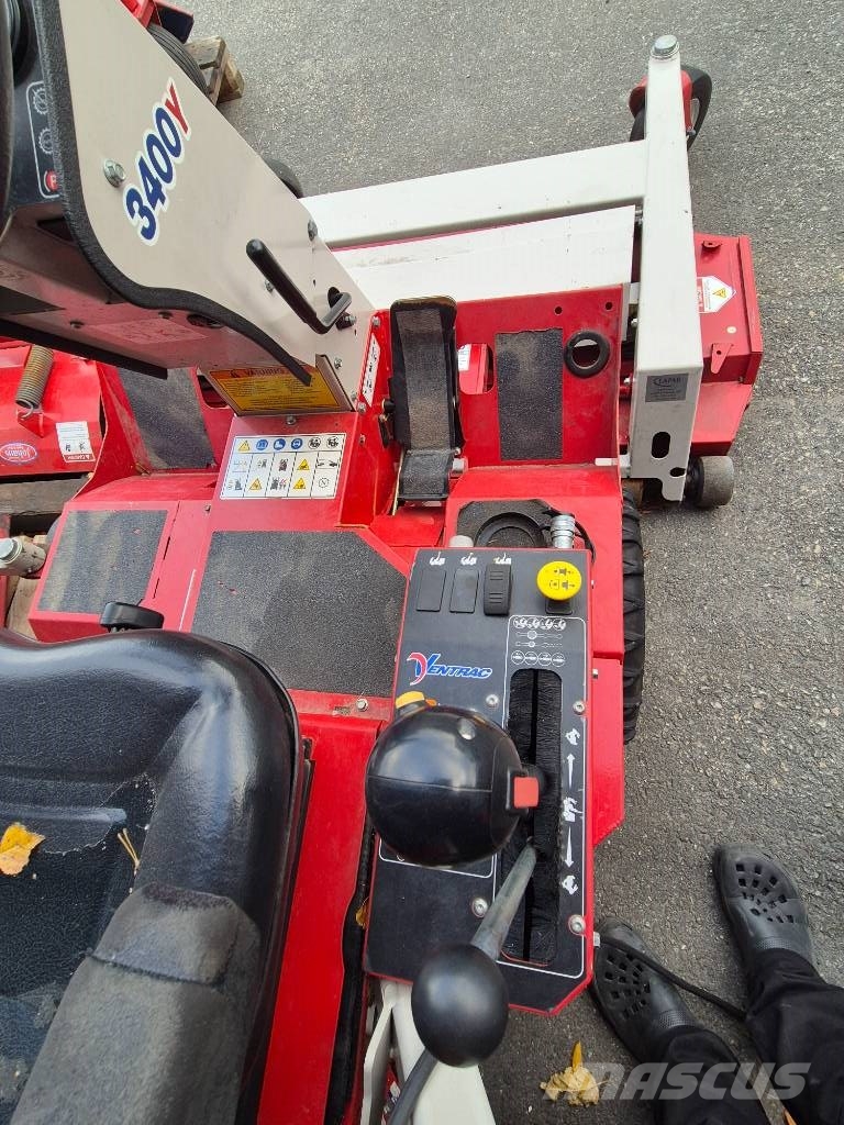 Ventrac 3400 Y Diesel 4WD åkgräsklippare med flera redskap Самоходные газонокосилки