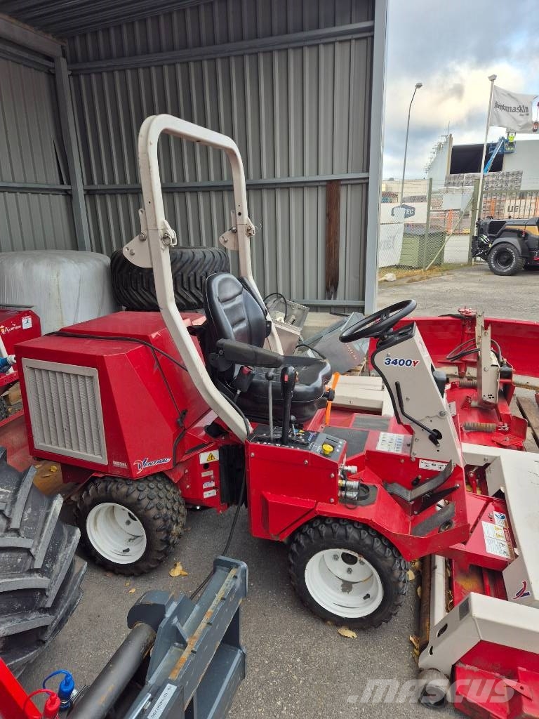 Ventrac 3400 Y Diesel 4WD åkgräsklippare med flera redskap Самоходные газонокосилки