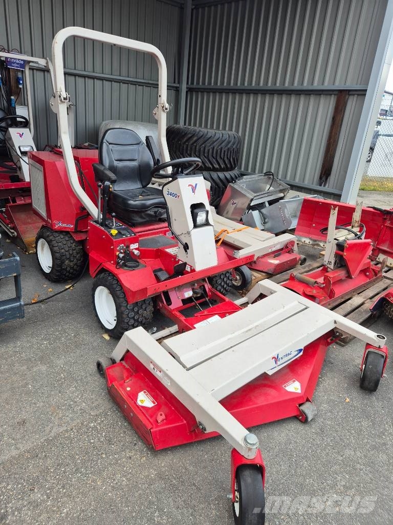 Ventrac 3400 Y Diesel 4WD åkgräsklippare med flera redskap Самоходные газонокосилки