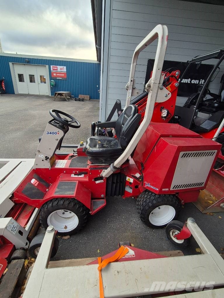 Ventrac 3400 Y Diesel 4WD åkgräsklippare med flera redskap Самоходные газонокосилки