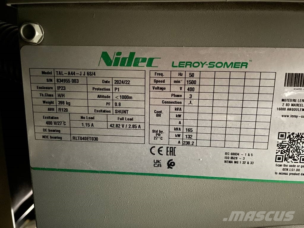 Perkins 1106A-70TA - 165 kVA Used Genset - DPX-12638 Dízel áramfejlesztők