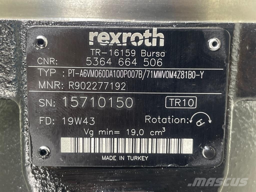 Terex TL65-Rexroth A6VM060DA-Drive motor/Fahrmotor هيدروليات